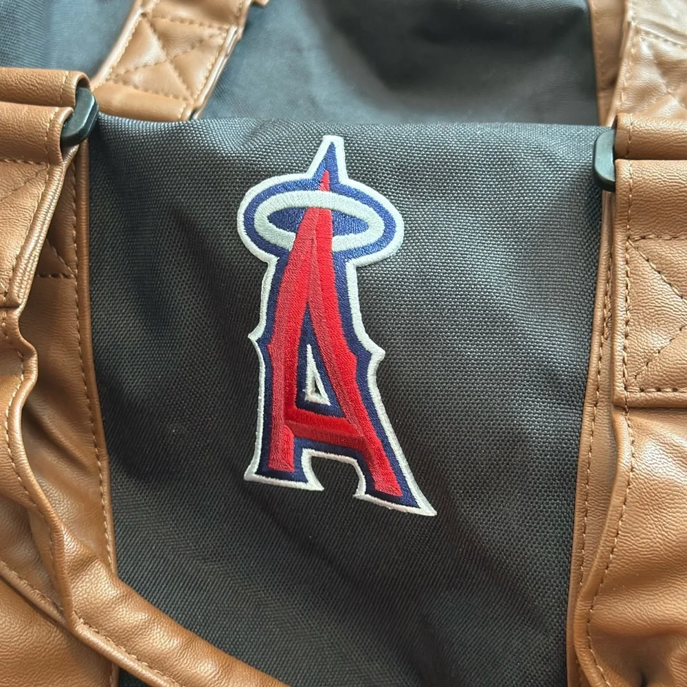 herschel los angeles angels duffle bag